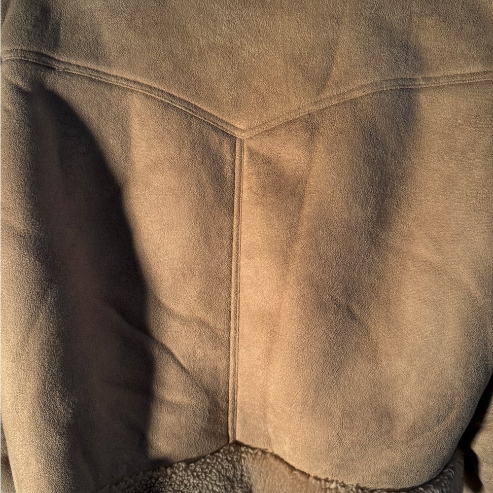 Polyester Shearling Coat Zipper - image 4